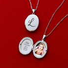 OVAL LOCKET | Baby Initial - MILA CANTES