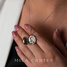 LUNA LOCKET | Baby Metrics | Sterling Silver - MILA CANTES
